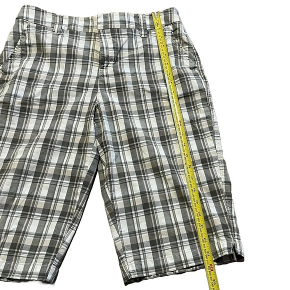 Y2K Plaid Shorts Sonoma Life + Style | Size 10 | Avril Lavigne Grunge Aesthetic - Picture 5 of 7